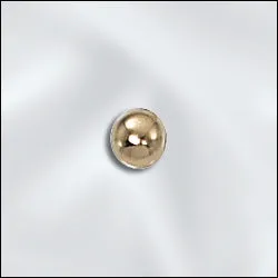 4mm GF 1.65mm Hole Round Bead