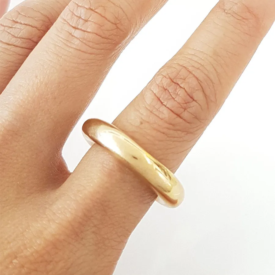 Bronze Organic Ring 5mm