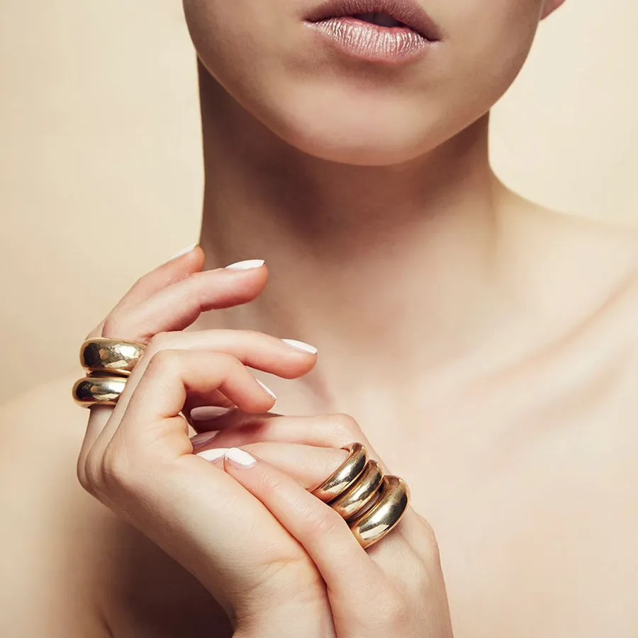 Bronze Organic Ring 5mm