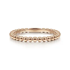 Bujukan Beaded Stackable Ring