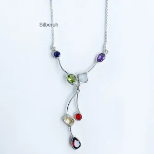 Chakra Silver Necklace