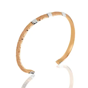 Copper Square Accent Cuff Bracelet