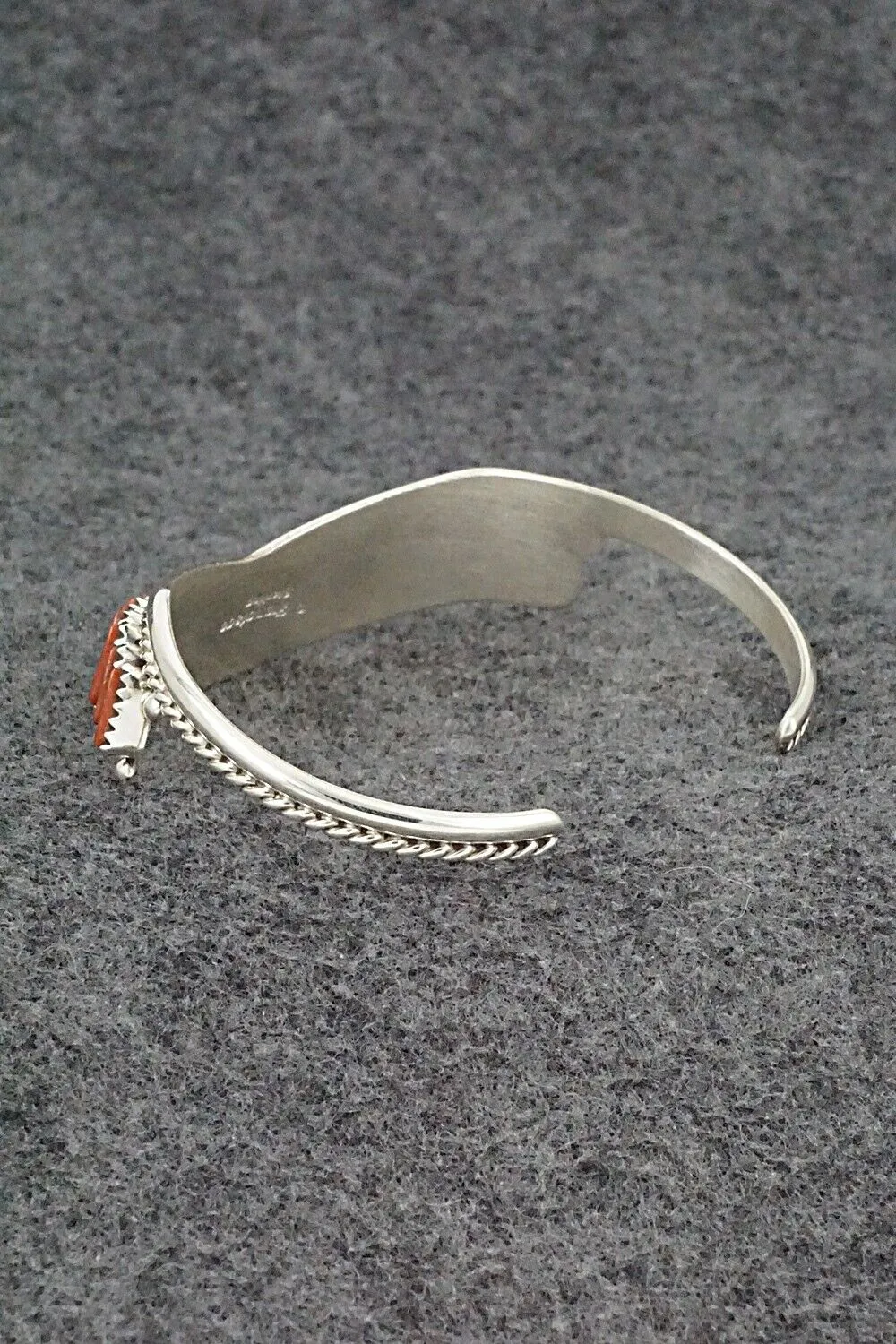 Coral & Sterling Silver Bracelet - Roland Francisco
