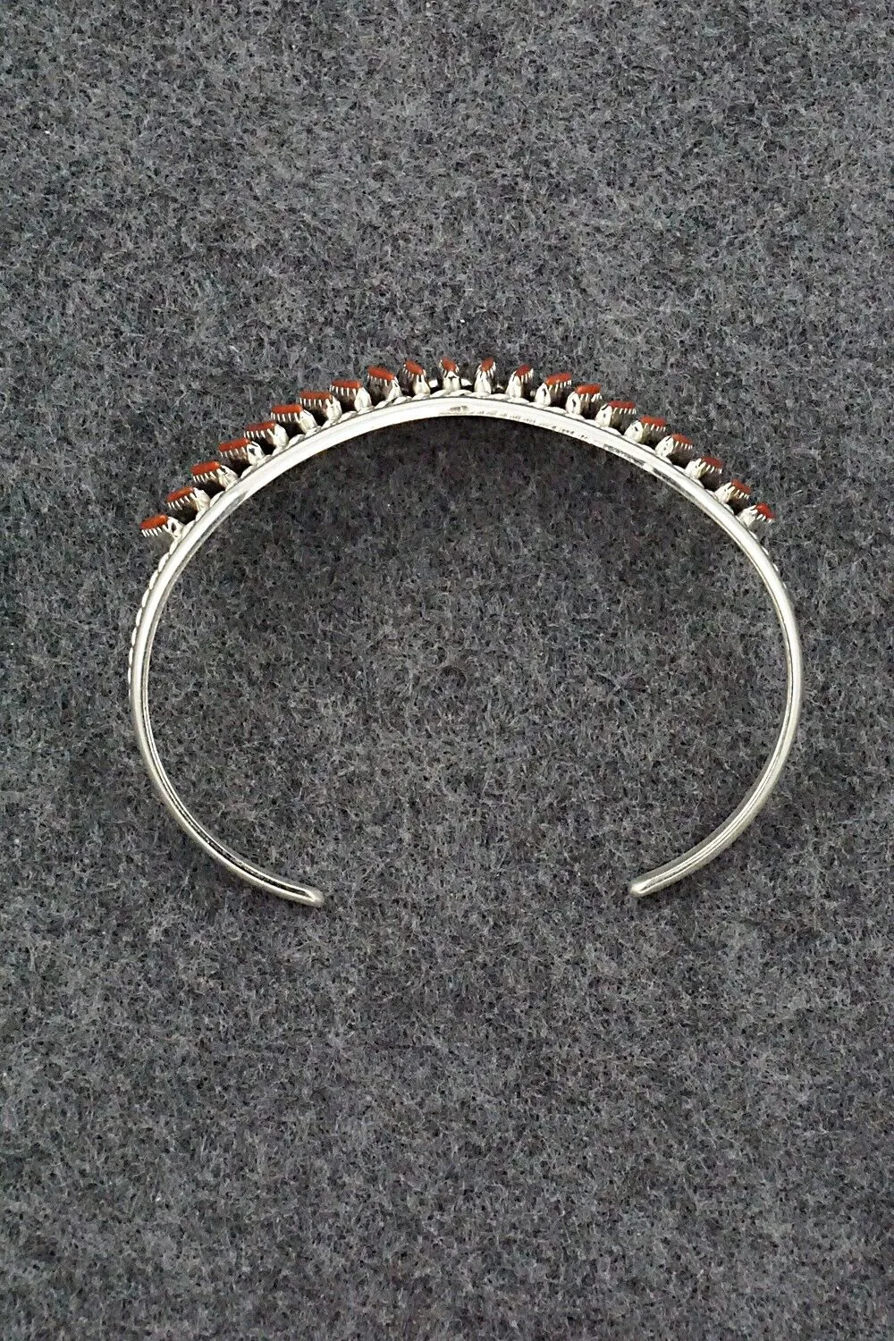 Coral & Sterling Silver Bracelet - Roland Francisco