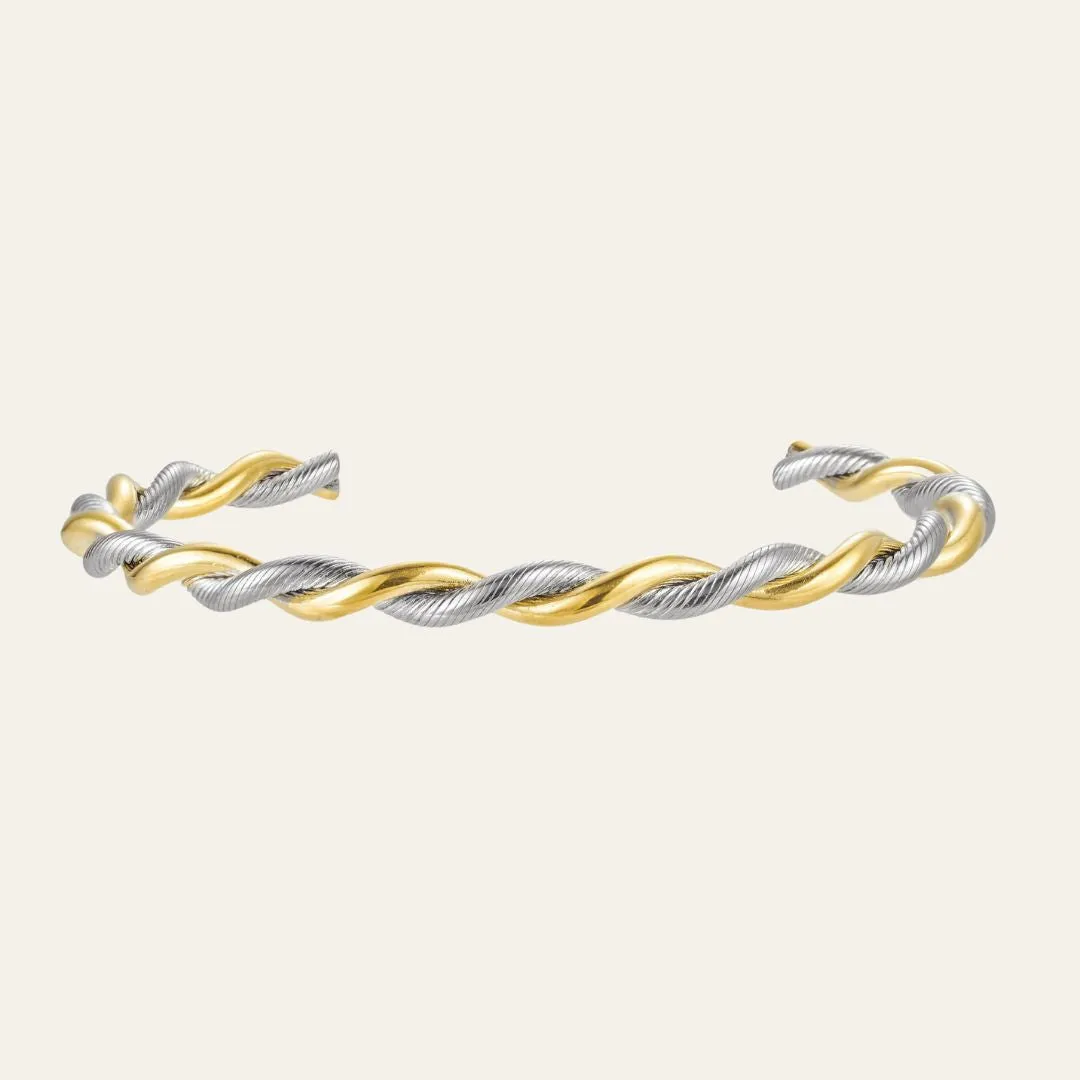 Lumina Two Tone Bangle