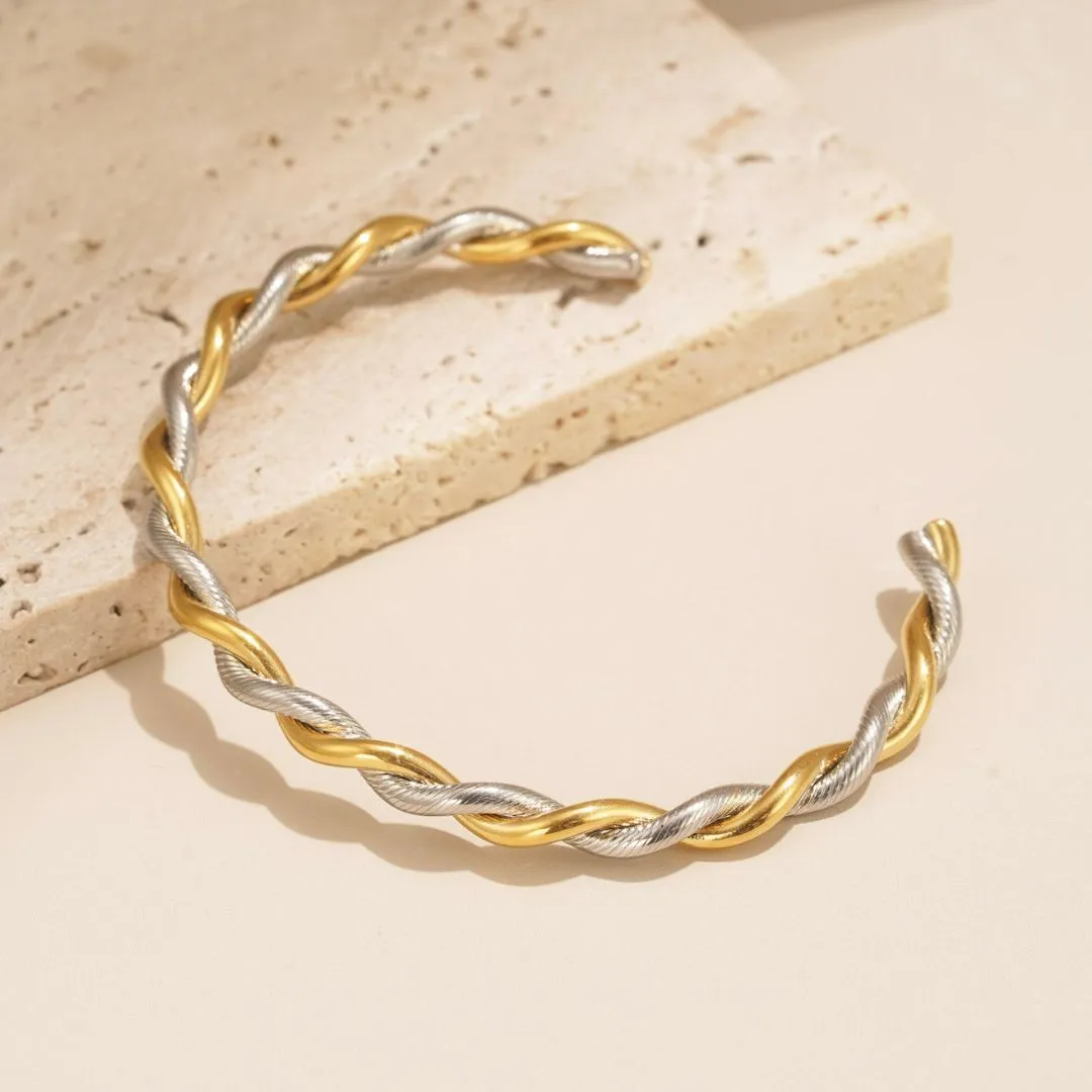 Lumina Two Tone Bangle