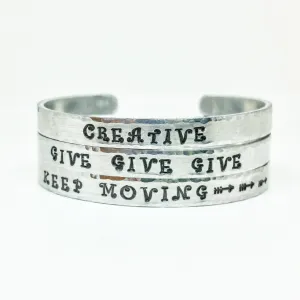 Personalized Cuff Bracelet