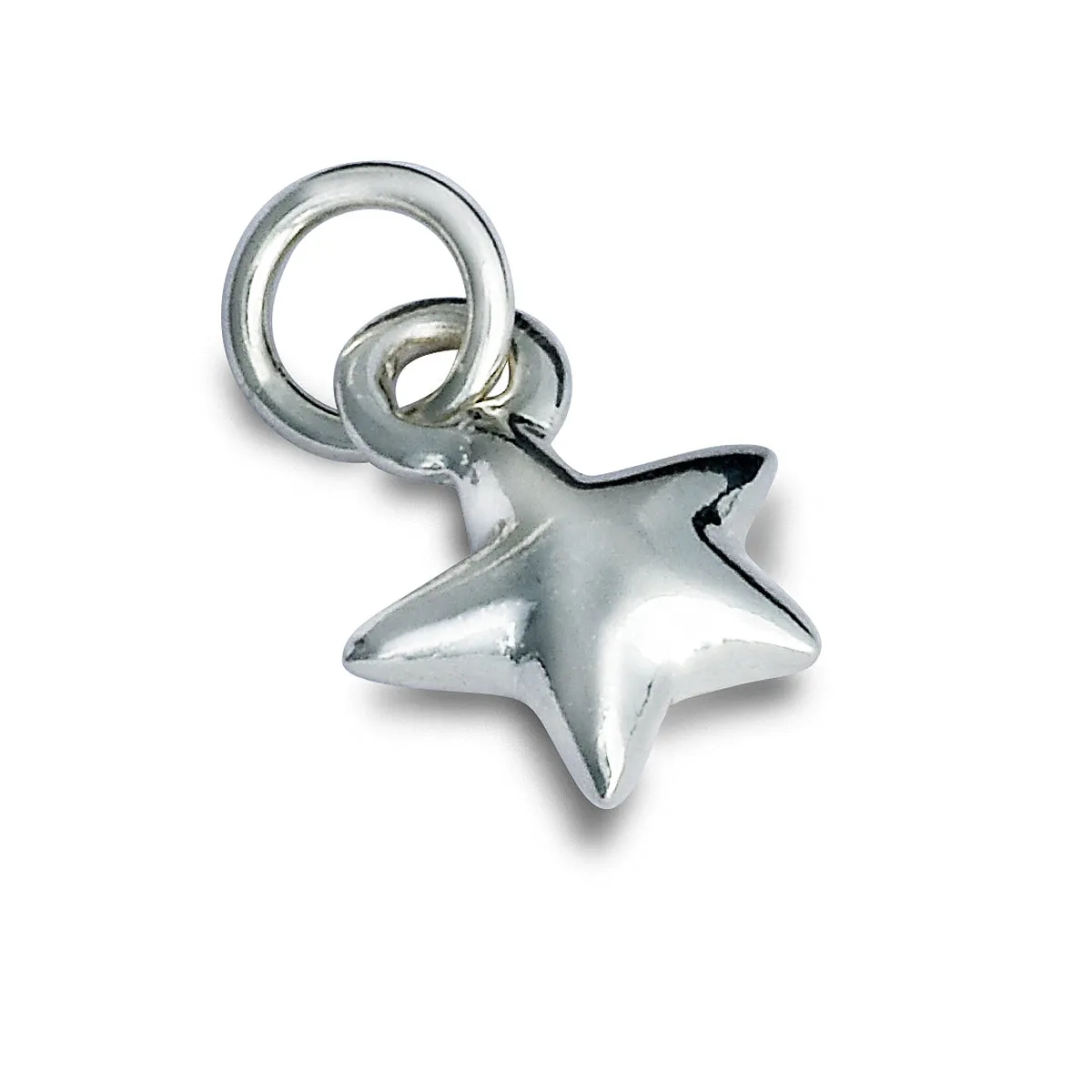 Star Personalised Silver Charm
