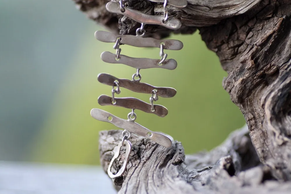 Sterling Silver Black Lava Cuff