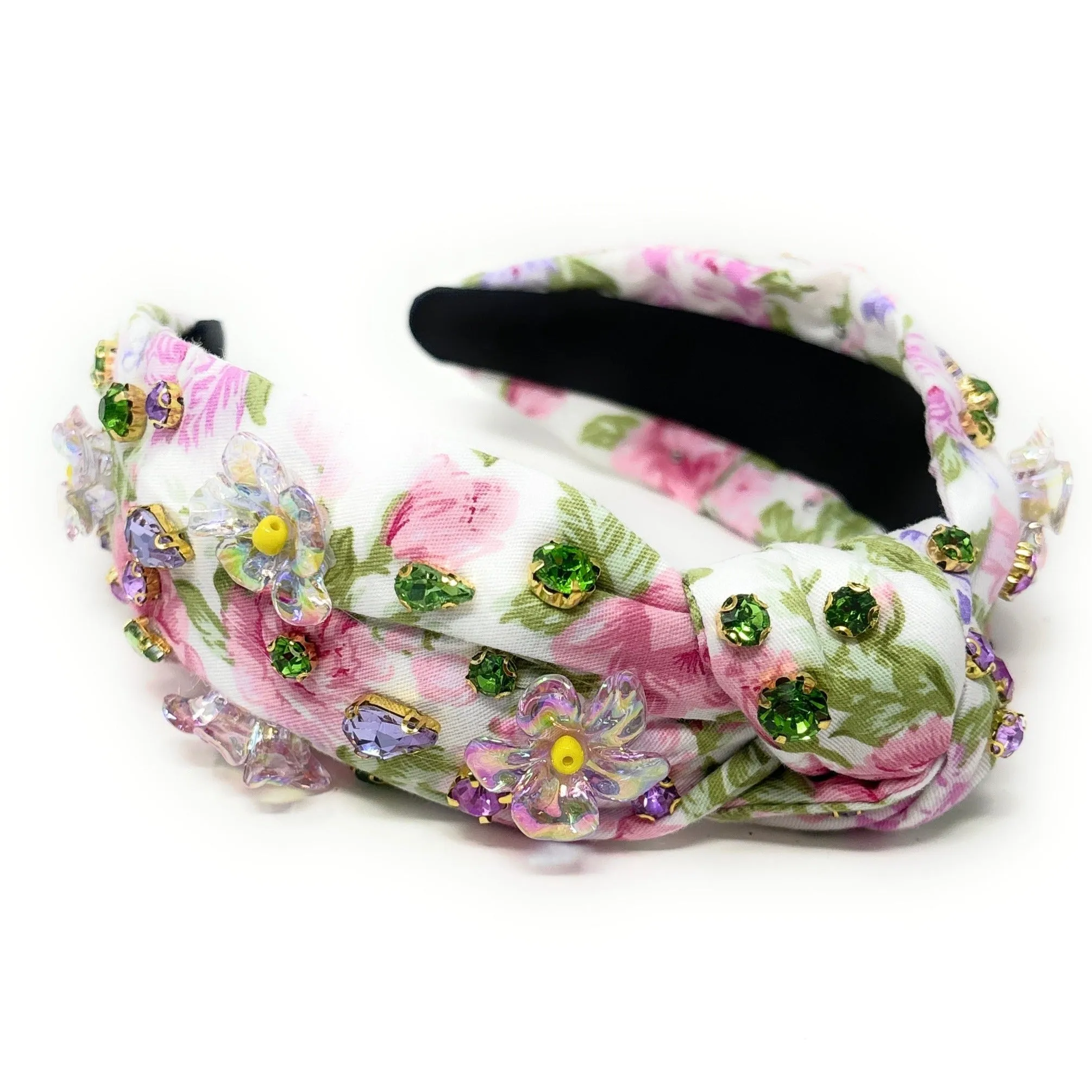 Zoe Jeweled Knot Headband