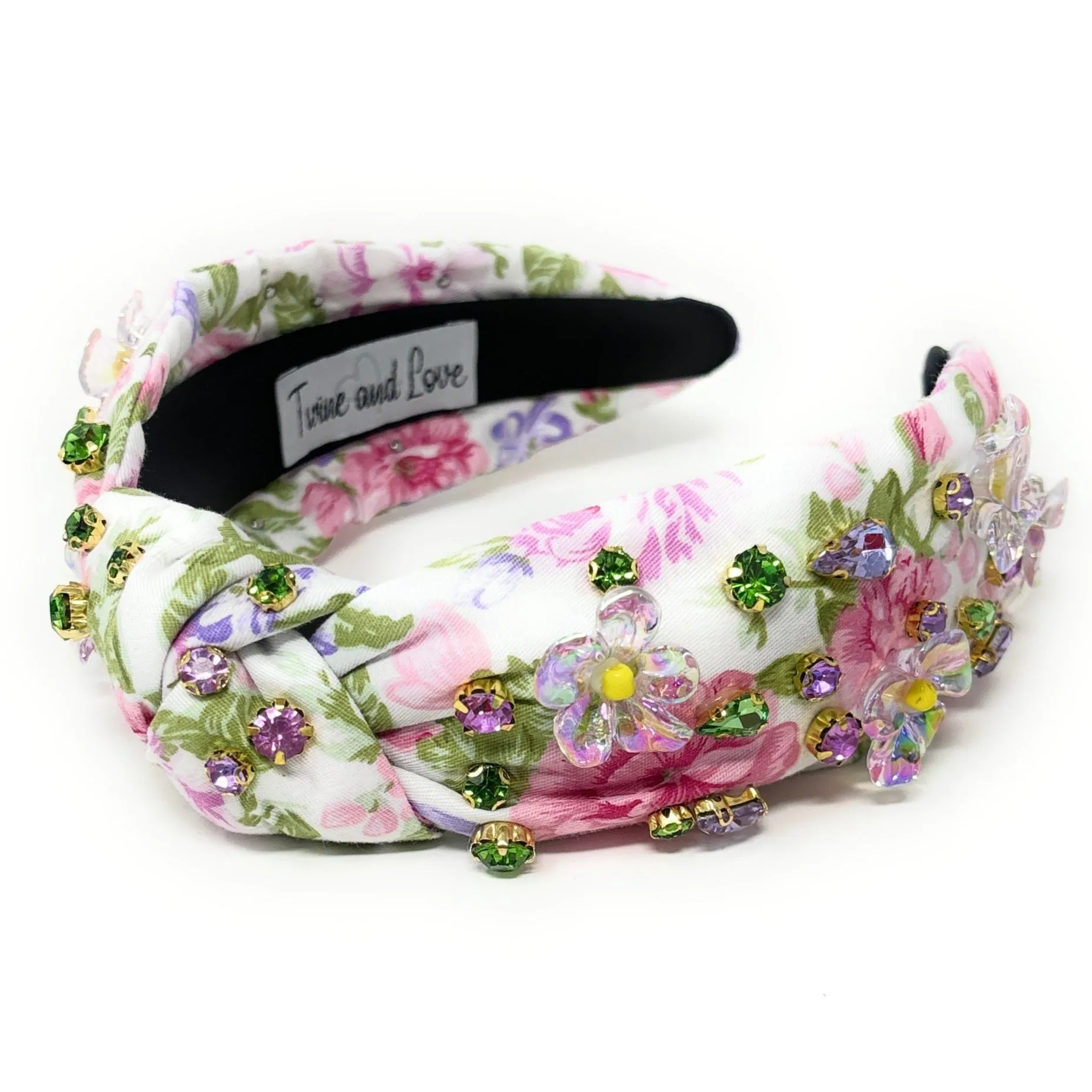 Zoe Jeweled Knot Headband