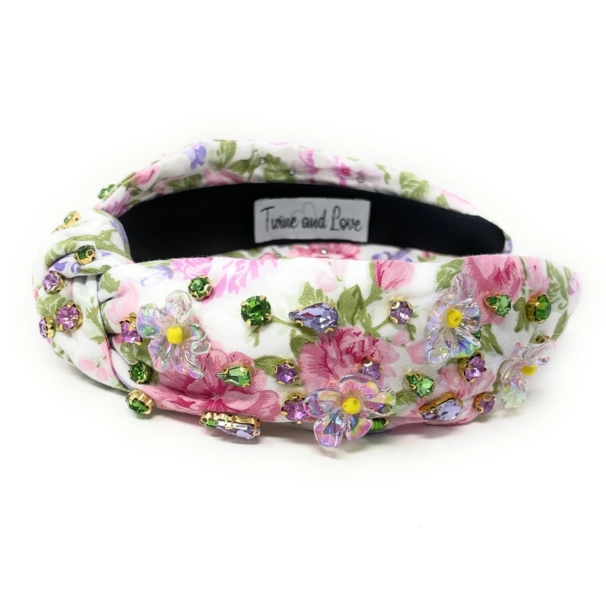 Zoe Jeweled Knot Headband